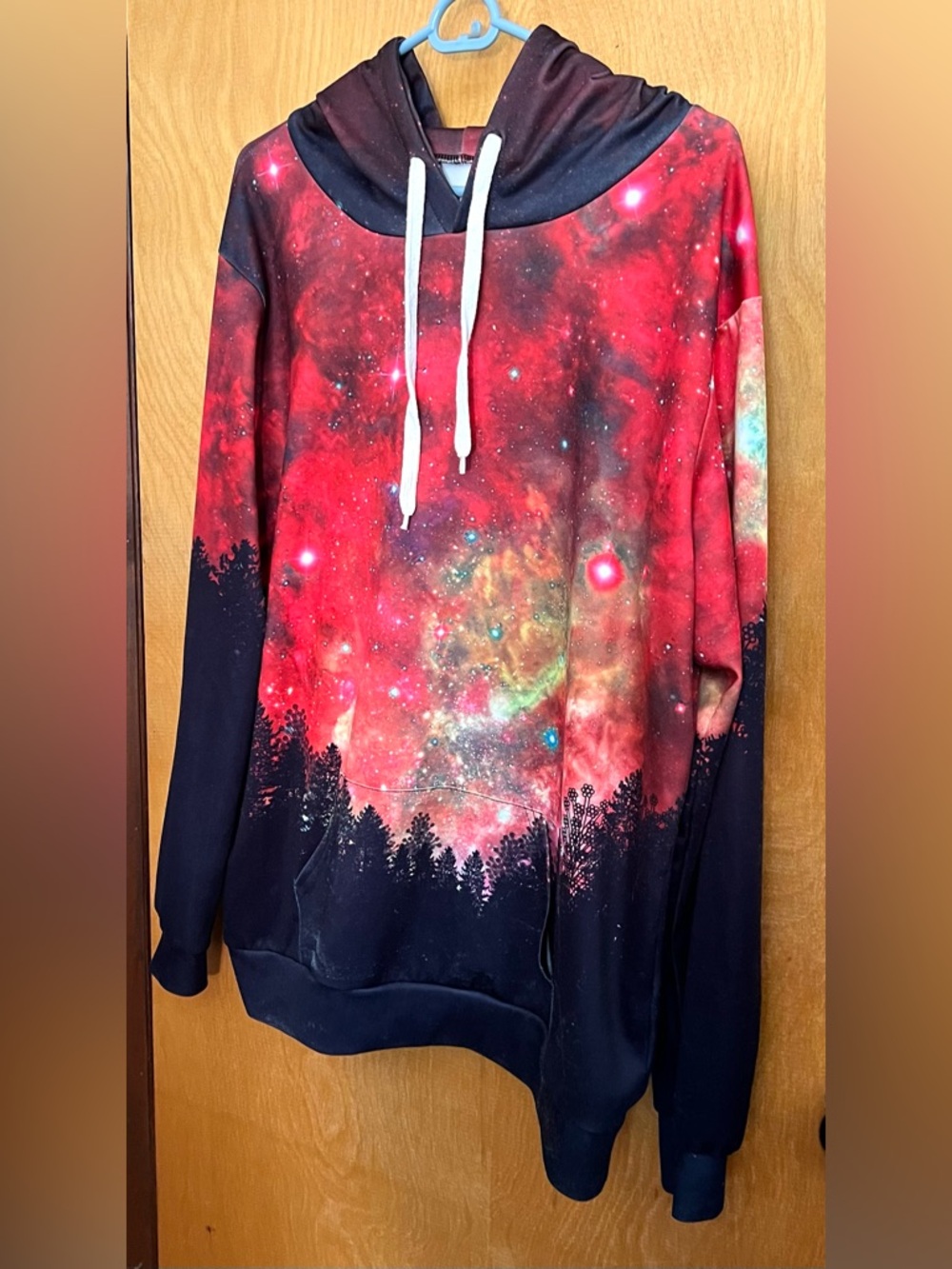 Black Milk Pullover Hoodie in Red and Black